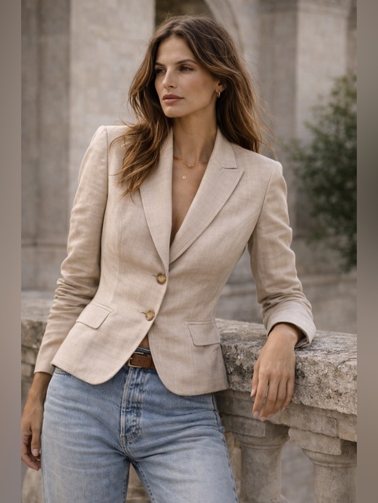 Lafayette 148 New York Jackets & Blazers - Lafayette 148 New York | Linen Silk Blazer | Size 10